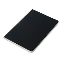 Блокнот Wispy 2. 0, гибкая обложка A5, 64 листа в линейку, черный