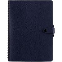 Ежедневник Strep Front на заказ, недатированный, темно-синий