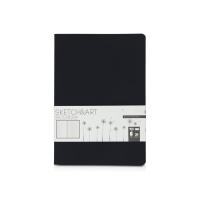 Скетчбук Sketch &amp; Art в мягком переплете 147х210 мм, 24 л. белой бумаги 150 г/м2, черный