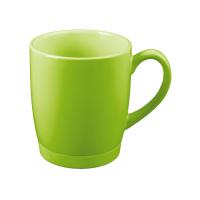 Кружка на 310 мл с силиконовой подставкой, шт. , зеленый