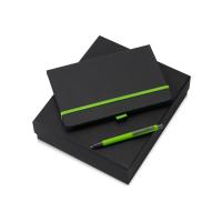 Подарочный набор Jacque 2. 0. с ручкой и блокнотом, зеленое яблоко