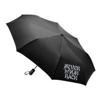 Зонт-полуавтомат складной Marvy с проявляющимся рисунком, черный (термотрансфер)