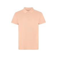 Рубашка поло Cobain унисекс, светло-абрикосовый выстиранный
