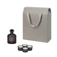 Подарочный набор Sento, Mizu, серый (свечи, диффузор)