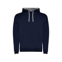 Толстовка с капюшоном Urban мужская, нэйви/серый меланж