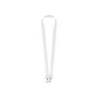 Ланъярд 2 см под сублимацию с 2-мя карабинами, серебристый