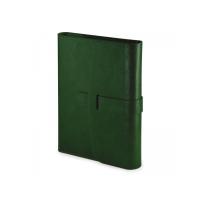 Ежедневник недатированный А5 Senate с магнитным клапаном, темно-зеленый