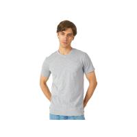 Футболка Heavy Super Club мужская с V-образным вырезом, серый меланж