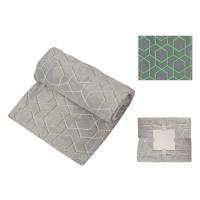 Светящийся в темноте плед Lattice серый (Р)