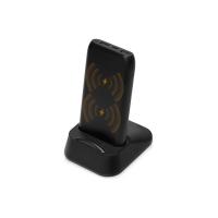 Портативное беспроводное зарядное устройство с док-станцией Uniq, 10000 мА·ч, черный