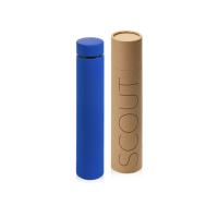 Термос Scout софт-тач, тубус, синий