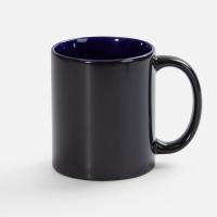 Кружка-хамелеон On Display, глянцевая, черная с синим