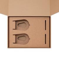 Доп. ложемент под 2 бокала для вина (для рифленого стекла) в среднюю универсальную коробку (арт. 21002. 020)