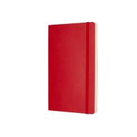 Записная книжка Moleskine Classic Soft (нелинованный), Large (13х21см), красный