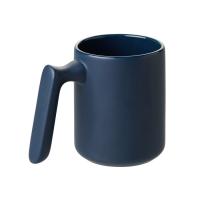 Кружка матовая с прямой ручкой Axio, 360 мл, темно-синий