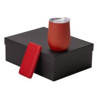 Подарочный набор с термокружкой и повербанком С2, 10000 мА·ч, красный