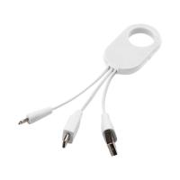 Кабель для зарядки 3-в-1, белый