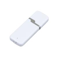 Флешка 3. 0 промо прямоугольной формы c оригинальным колпачком, 128 Гб, белый