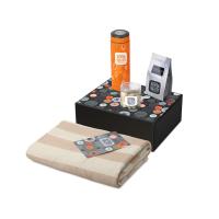 Подарочный набор Re: y. Warm с пледом, термосом и чаем