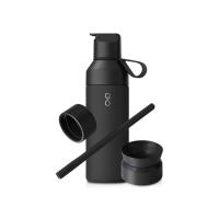 Подарочный набор Ocean Bottle 3-в-1 объемом 500 мл - Obsidian Black