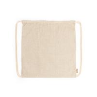 Рюкзак-мешок BRESCIA из переработанного хлопка, бежевый