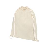 Рюкзак со шнурком Tenes из хлопка плотностью 140 г/м2, natural