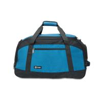 Сумка спортивная TORBER, синий/черный, полиэстер, 52 х 25 х 30 см
