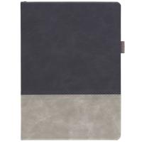 Ежедневник Horizon, недатированный, серый с черным