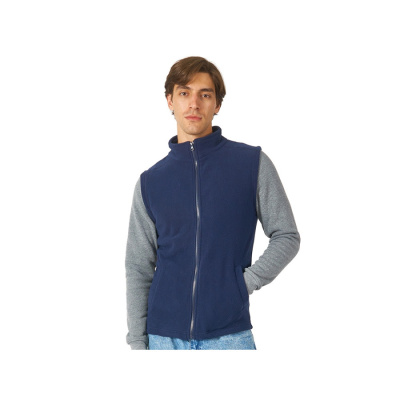 Жилет флисовый Ibiza мужской, темно-синий (размер S)