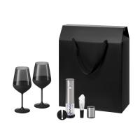 Подарочный набор Black Edition, Vintaro (2 бокала + набор для вина)