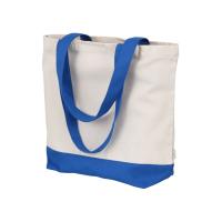 Сумка для шоппинга Cotton из переработанного хлопка 280 г, синий