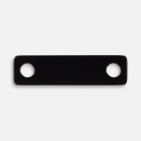 Шильдик металлический Alfa Liten, черный