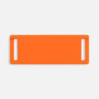 Лейбл из ПВХ Kova, оранжевый неон