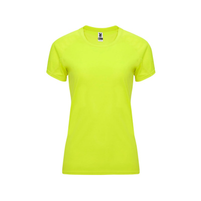 Футболка Bahrain женская, неоновый желтый (размер S)