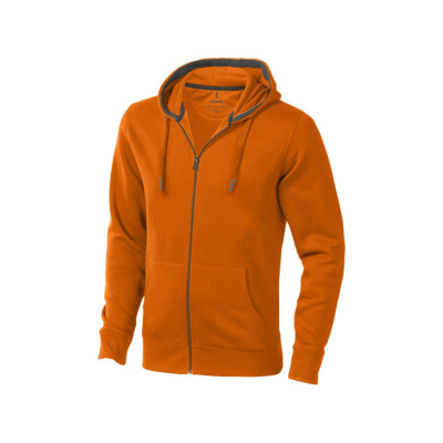 Толстовка Arora мужская с капюшоном, оранжевый (размер S)