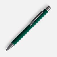 Ручка шариковая Atento Soft Touch, зеленая