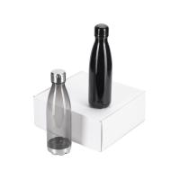 Подарочный набор с термосом и бутылкой Bottle set,  черный