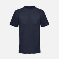 Футболка спортивная унисекс Vortex, темно-синяя
