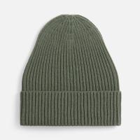 Шапка Catch Match без помпона, зеленая (полынь)