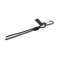 Брелок-веревочка на карабине Trinket, черный