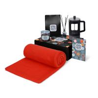 Подарочный набор Re: y. Vive с пледом, френч-прессом и кофе