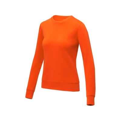 Женский свитер Zenon с круглым вырезом, оранжевый (размер XS)