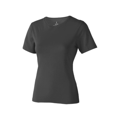 Nanaimo женская футболка с коротким рукавом, антрацит (размер S)