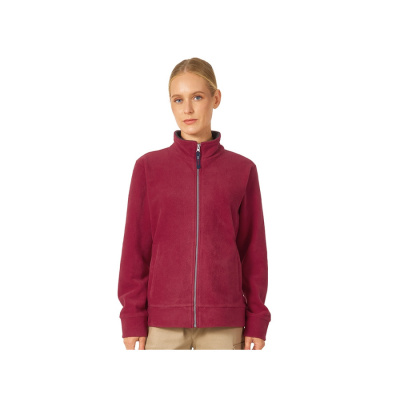 Куртка флисовая Nashville женская, красный/пепельно-серый (размер L)