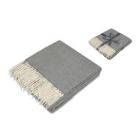 Акриловый плед Dapple 160x210 см, холодный серый (Р)