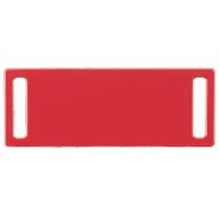 Шильдик металлический Kova, красный