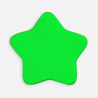 Наклейка тканевая Lunga Bial, M, зеленый неон