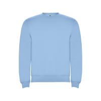 Свитшот с начесом Clasica унисекс, небесно-голубой