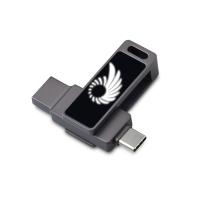 Флешка 32 ГБ USB Type-C и USB 3. 0 с подсветкой лого Спинлайт