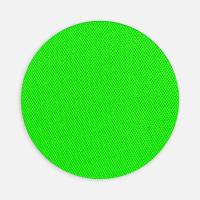 Наклейка тканевая Lunga Round, M, зеленый неон